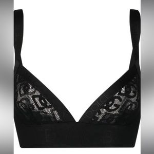 Dolce & gabbana mesh logo bralette